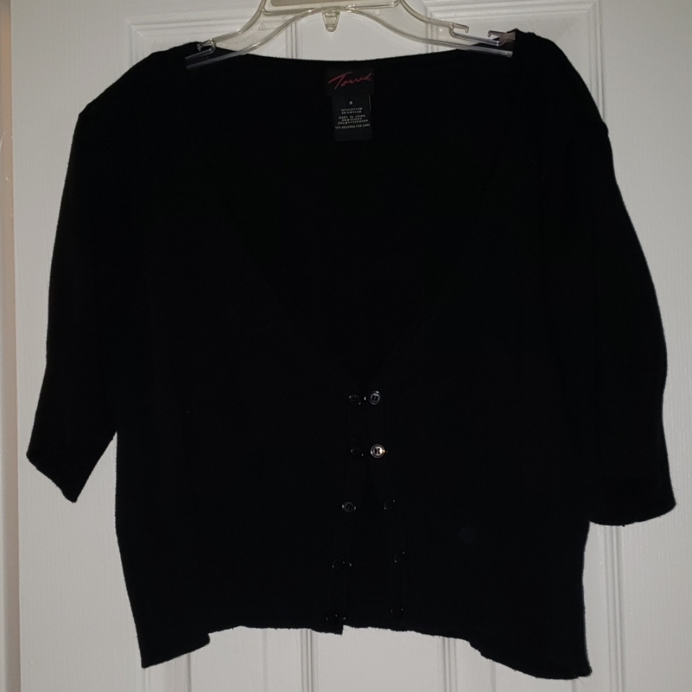 Cute Black Sweater Shrug